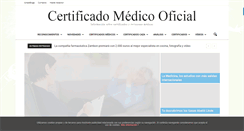 Desktop Screenshot of certificadomedico.org