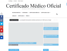 Tablet Screenshot of certificadomedico.org